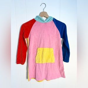 Hanna andersson terry cloth hooded colorblock swim beach cover kids